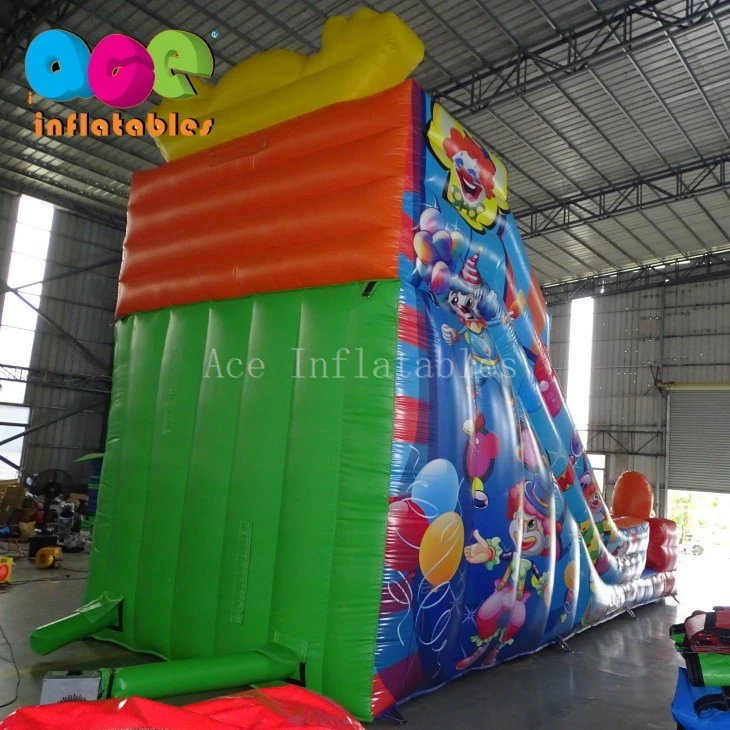 Clown Inflatable Dry Slide5