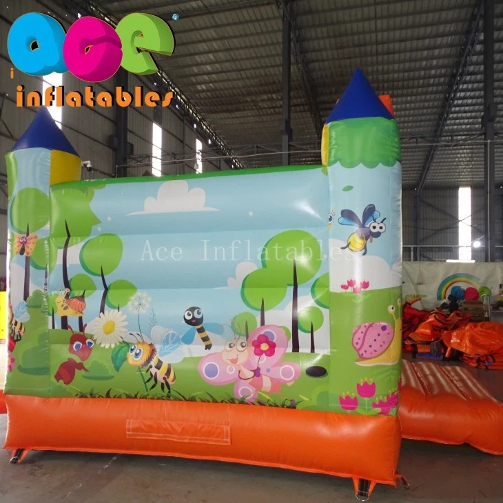 Garden Bee Theme PVC Tarpaulin Inflatable Bouncy Castle4